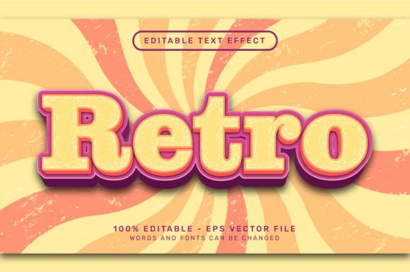 Elevate Designs with Retro 3D Text