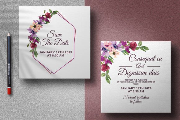 Evaluating the Wedding Invitation Card Design Template for Your Event