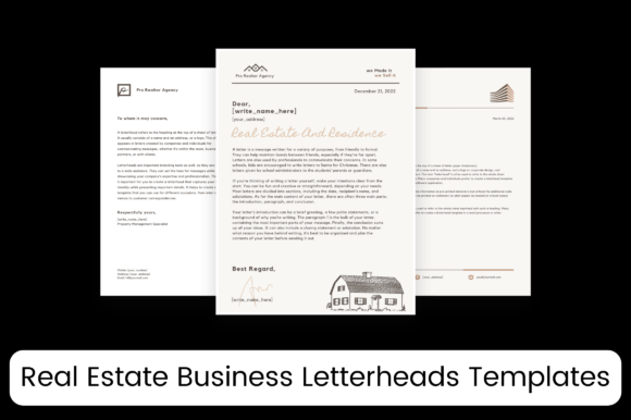Free Real Estate Letterhead Templates for Professional Communication