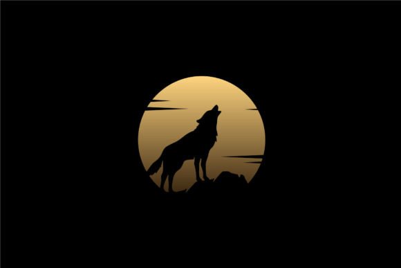 Integrating the Howling Wolf Golden Moon Moonlight Logo into Professional Design Workflows