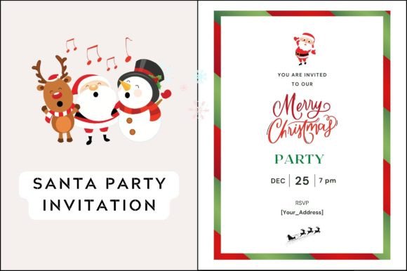 Make Your Christmas Extra Special with a Santa Party Invitation