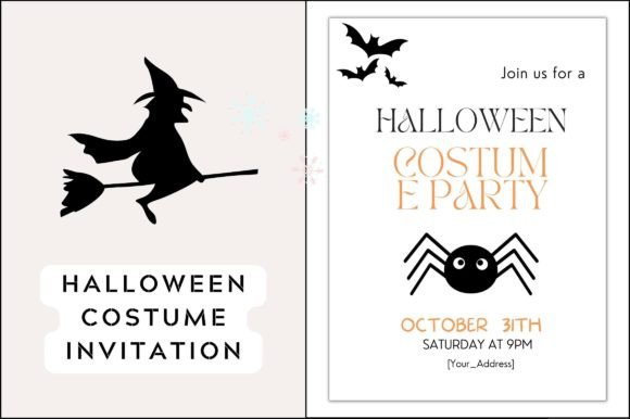 Spooky Costume Party Invitation Card: A Creative and Practical Halloween Solution