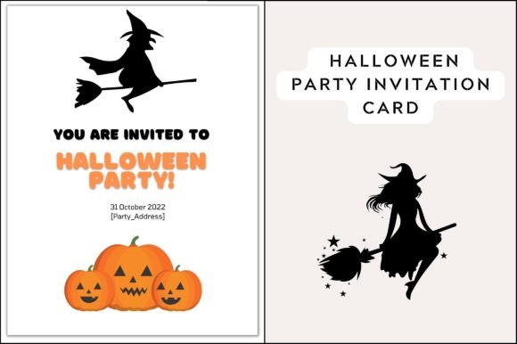 Spooky Party Invitation Card